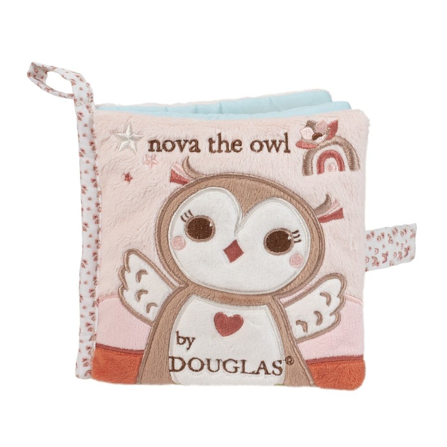 Douglas Cuddle Toys Soft Books | Nova Owl Soft Activity Book