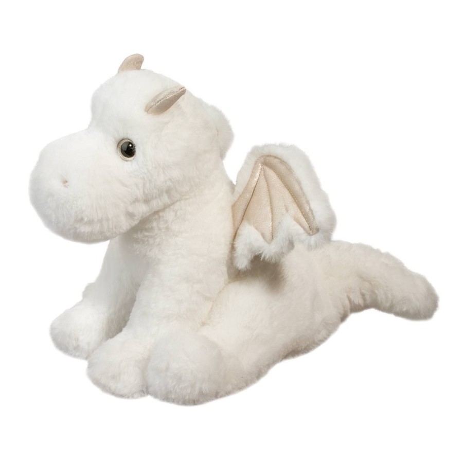 Douglas Cuddle Toys Dragons | Lukie Soft White Dragon