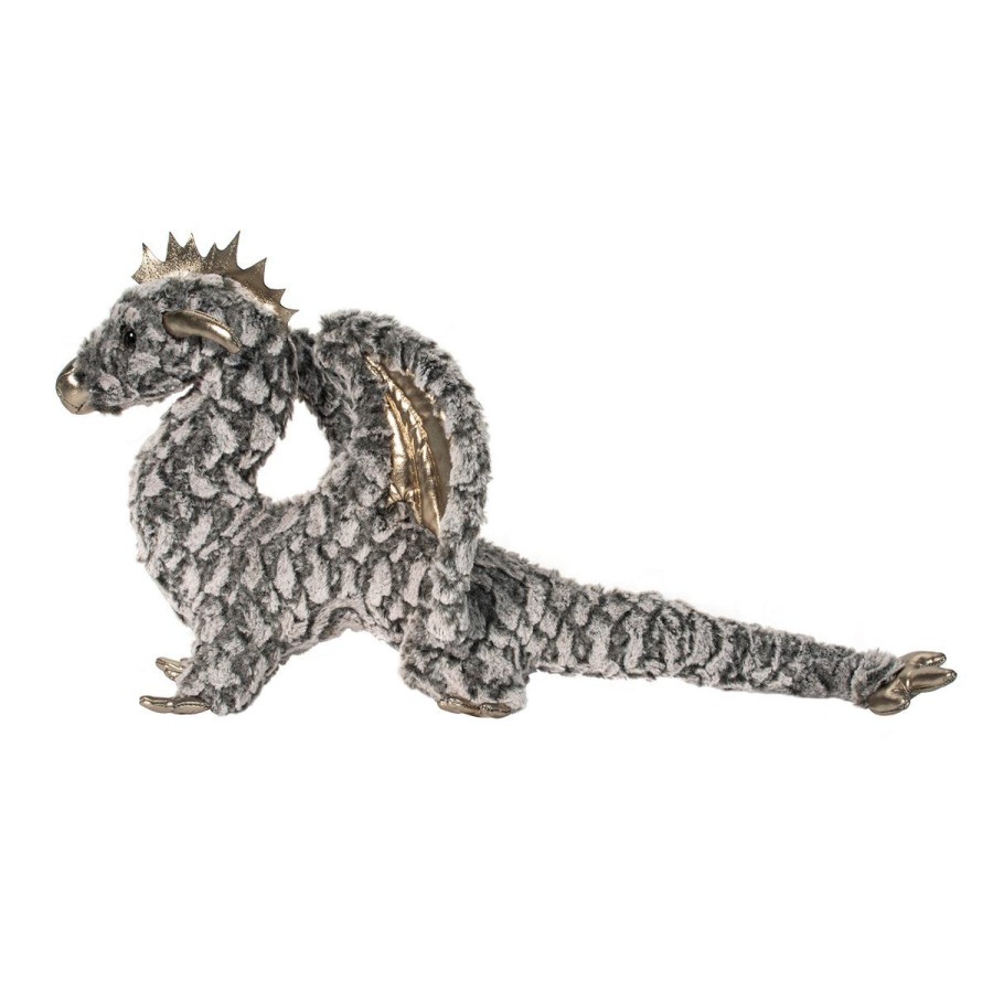 Douglas Cuddle Toys Dragons | Draco Gray Dragon